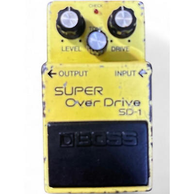 Used BOSS SD-1 BLACK LABEL Effect Pedal