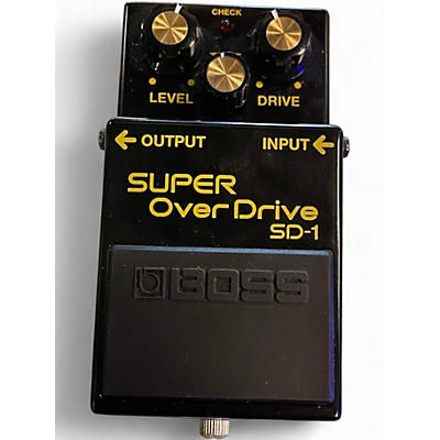 Used BOSS SD1 Super Overdrive 40TH ANNIVERSARY Effect Pedal