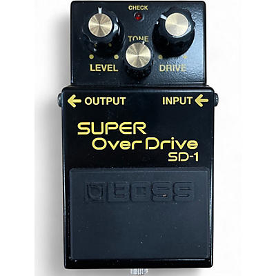 Used BOSS SD1 Super Overdrive 40TH  Effect Pedal