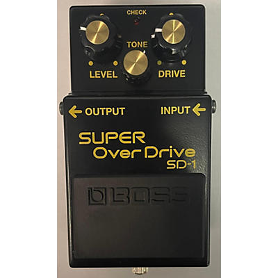 BOSS Used BOSS SD1 Super Overdrive 40th Anniversary Effect Pedal