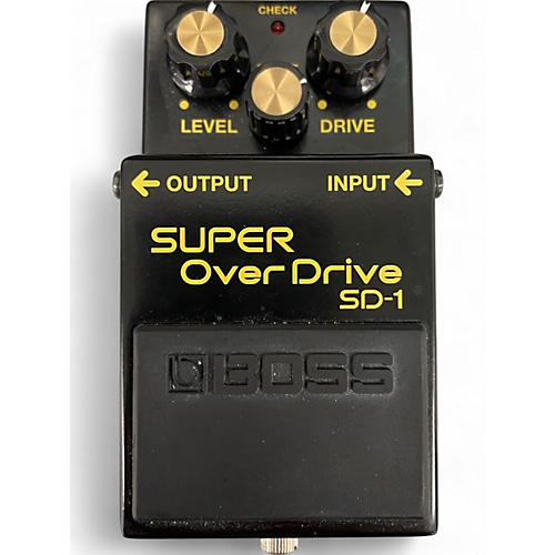 Used BOSS SD1 Super Overdrive 40th Anniversary Effect Pedal