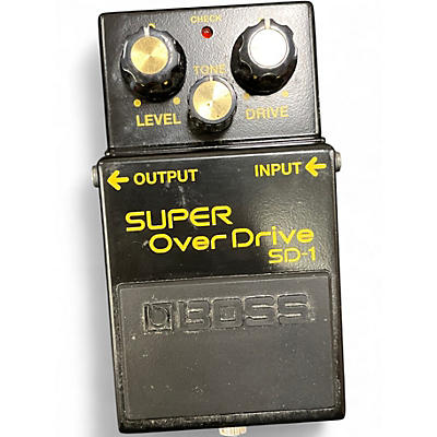 Used BOSS SD1 Super Overdrive 4A Effect Pedal