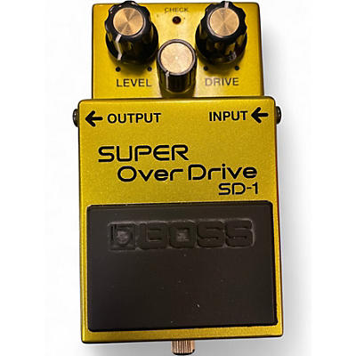 Used BOSS SD1 Super Overdrive  50TH ANNIVERSARY Effect Pedal
