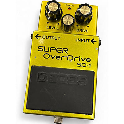 Used BOSS SD1 Super Overdrive 50TH ANNIVERSARY Effect Pedal