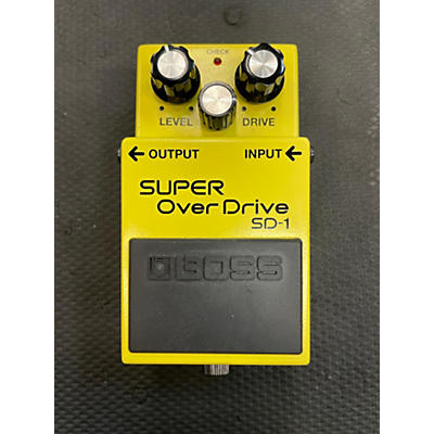 BOSS Used BOSS SD1 Super Overdrive Effect Pedal