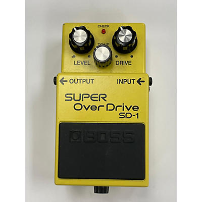 BOSS Used BOSS SD1 Super Overdrive Effect Pedal