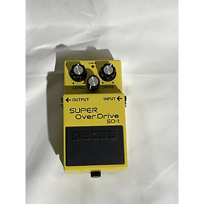 BOSS Used BOSS SD1 Super Overdrive Effect Pedal