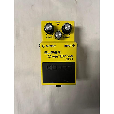 BOSS Used BOSS SD1 Super Overdrive Effect Pedal