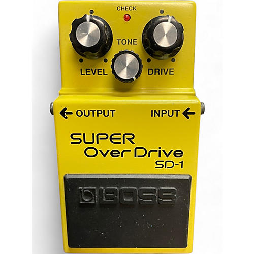 BOSS Used BOSS SD1 Super Overdrive Effect Pedal