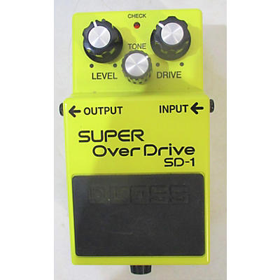 BOSS Used BOSS SD1 Super Overdrive Effect Pedal