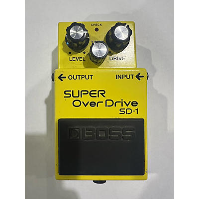 BOSS Used BOSS SD1 Super Overdrive Effect Pedal