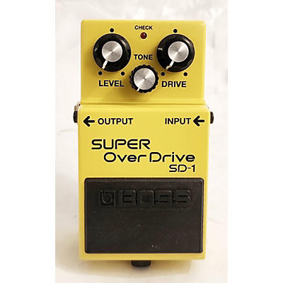 BOSS Used BOSS SD1 Super Overdrive Effect Pedal