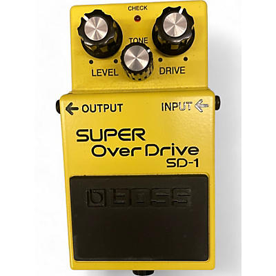 Used BOSS SD1 Super Overdrive Effect Pedal