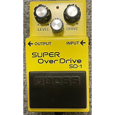 BOSS Used BOSS SD1 Super Overdrive Effect Pedal