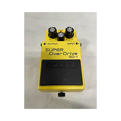 Used BOSS SD1 Super Overdrive Effect Pedal