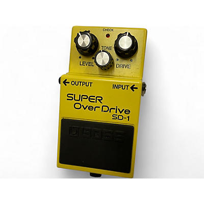 BOSS Used BOSS SD1 Super Overdrive Effect Pedal