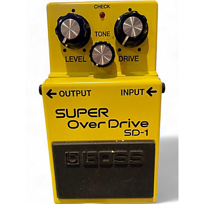 BOSS Used BOSS SD1 Super Overdrive Effect Pedal