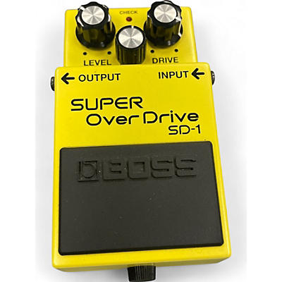 BOSS Used BOSS SD1 Super Overdrive Effect Pedal