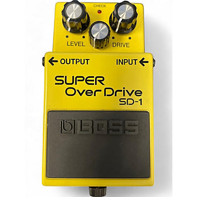 BOSS Used BOSS SD1 Super Overdrive Effect Pedal