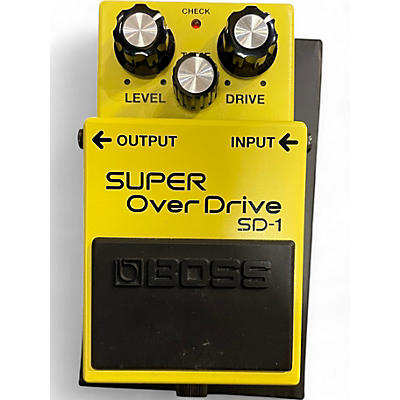 BOSS Used BOSS SD1 Super Overdrive Effect Pedal