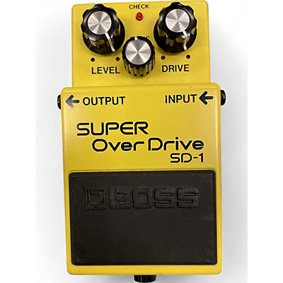 Used BOSS SD1 Super Overdrive Effect Pedal