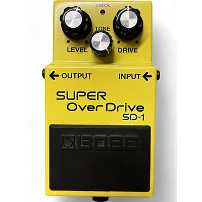 BOSS Used BOSS SD1 Super Overdrive Effect Pedal