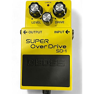 BOSS Used BOSS SD1 Super Overdrive Effect Pedal