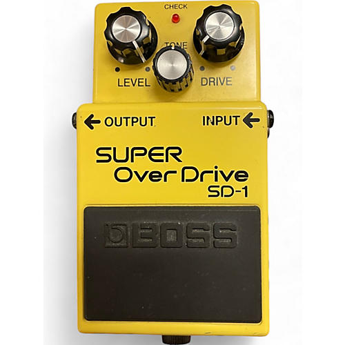 Used BOSS SD1 Super Overdrive Effect Pedal