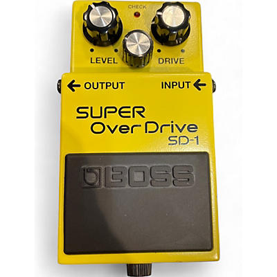 Used BOSS SD1 Super Overdrive Effect Pedal