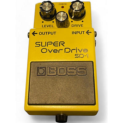 Used BOSS SD1 Super Overdrive Effect Pedal