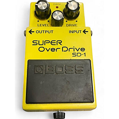 BOSS Used BOSS SD1 Super Overdrive Effect Pedal