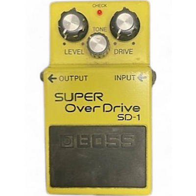 BOSS Used BOSS SD1 Super Overdrive Effect Pedal