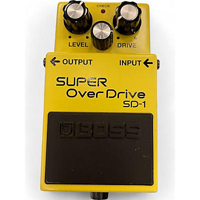 Used BOSS SD1 Super Overdrive Effect Pedal