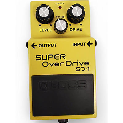 Used BOSS SD1 Super Overdrive Effect Pedal