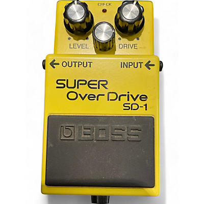 Used BOSS SD1 Super Overdrive Effect Pedal