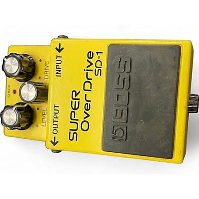 Used BOSS SD1 Super Overdrive Effect Pedal