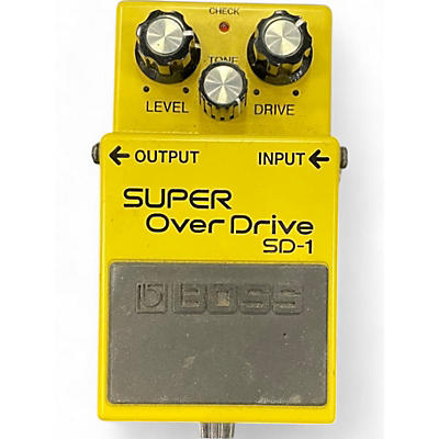 Used BOSS SD1 Super Overdrive Effect Pedal