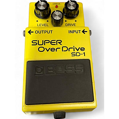 Used BOSS SD1 Super Overdrive Effect Pedal