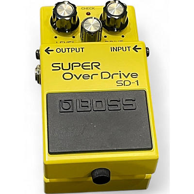 Used BOSS SD1 Super Overdrive Effect Pedal