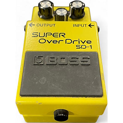 Used BOSS SD1 Super Overdrive Effect Pedal