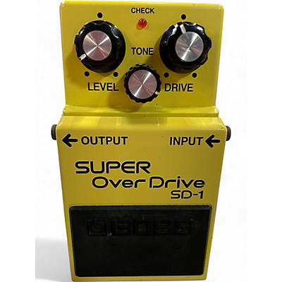 Used BOSS SD1 Super Overdrive Effect Pedal