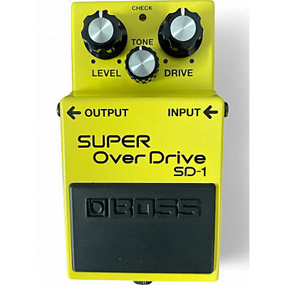 Used BOSS SD1 Super Overdrive Effect Pedal