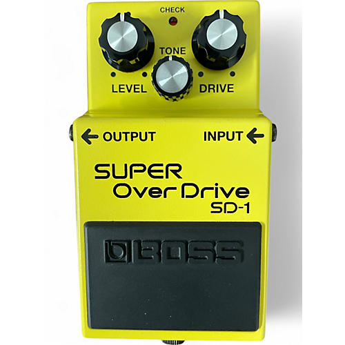 Used BOSS SD1 Super Overdrive Effect Pedal