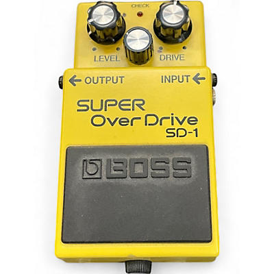 Used BOSS SD1 Super Overdrive Effect Pedal