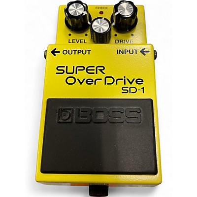 Used BOSS SD1 Super Overdrive Effect Pedal