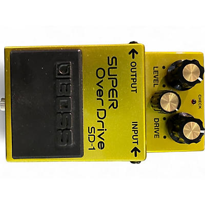 Used BOSS SD1 Super Overdrive Effect Pedal