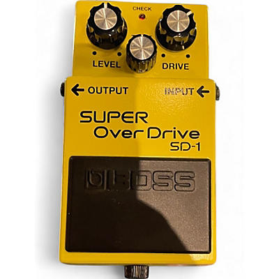 Used BOSS SD1 Super Overdrive Effect Pedal
