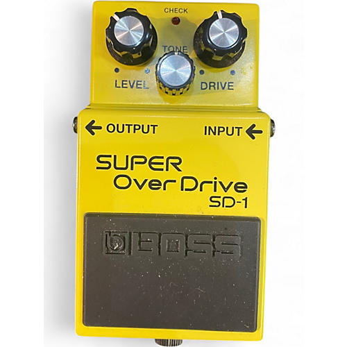 Used BOSS SD1 Super Overdrive Effect Pedal