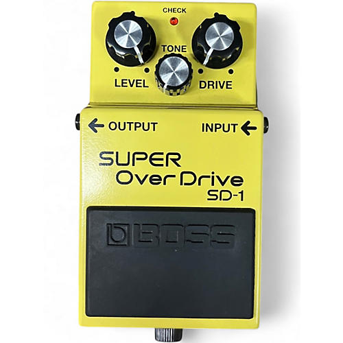 Used BOSS SD1 Super Overdrive Effect Pedal