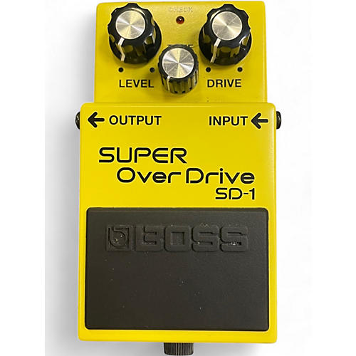 Used BOSS SD1 Super Overdrive Effect Pedal